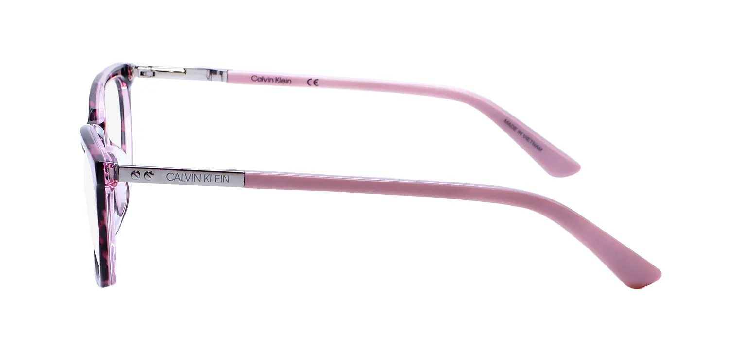 Calvin Klein CK20507 685 Eyeglasses Pink Tortoise 52mm 4