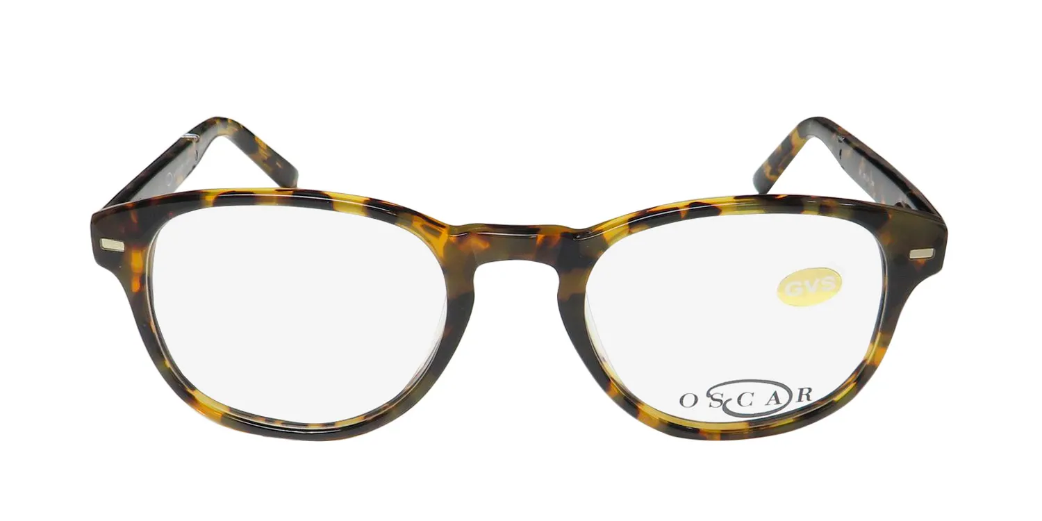 Oscar de la Renta Osm 833 281 Eyeglasses Yellow Tortoise 50mm 3