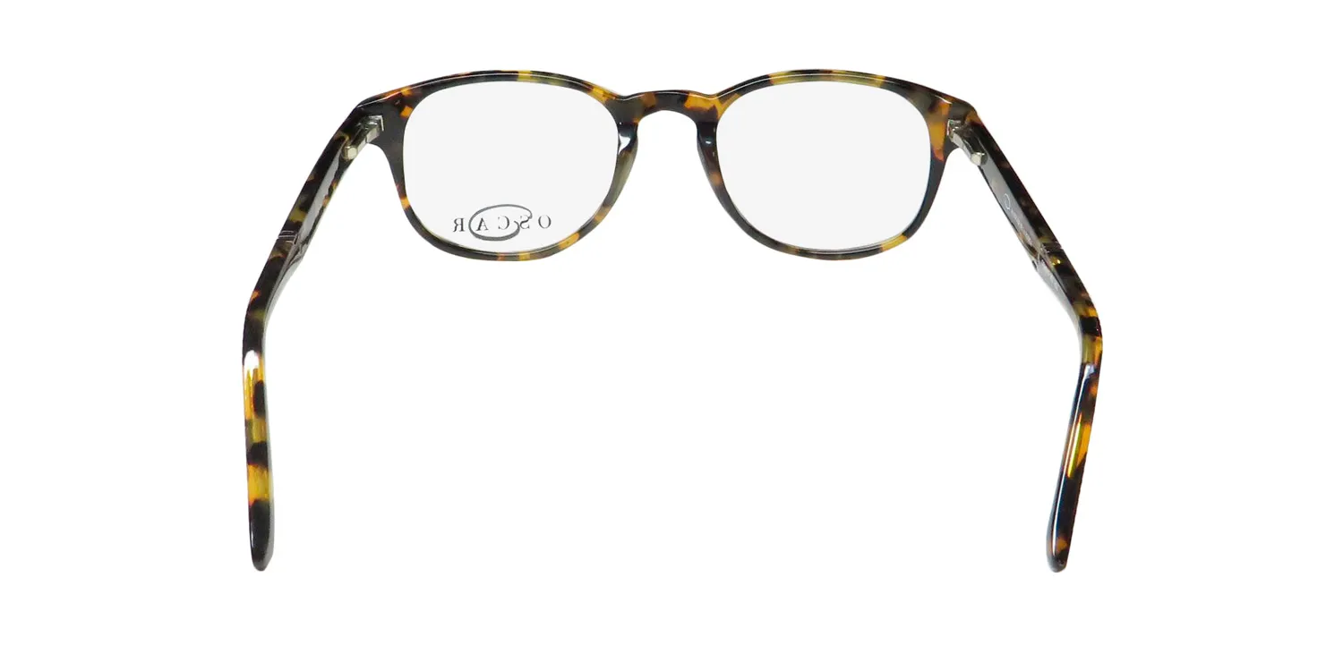 Oscar de la Renta Osm 833 281 Eyeglasses Yellow Tortoise 50mm 5