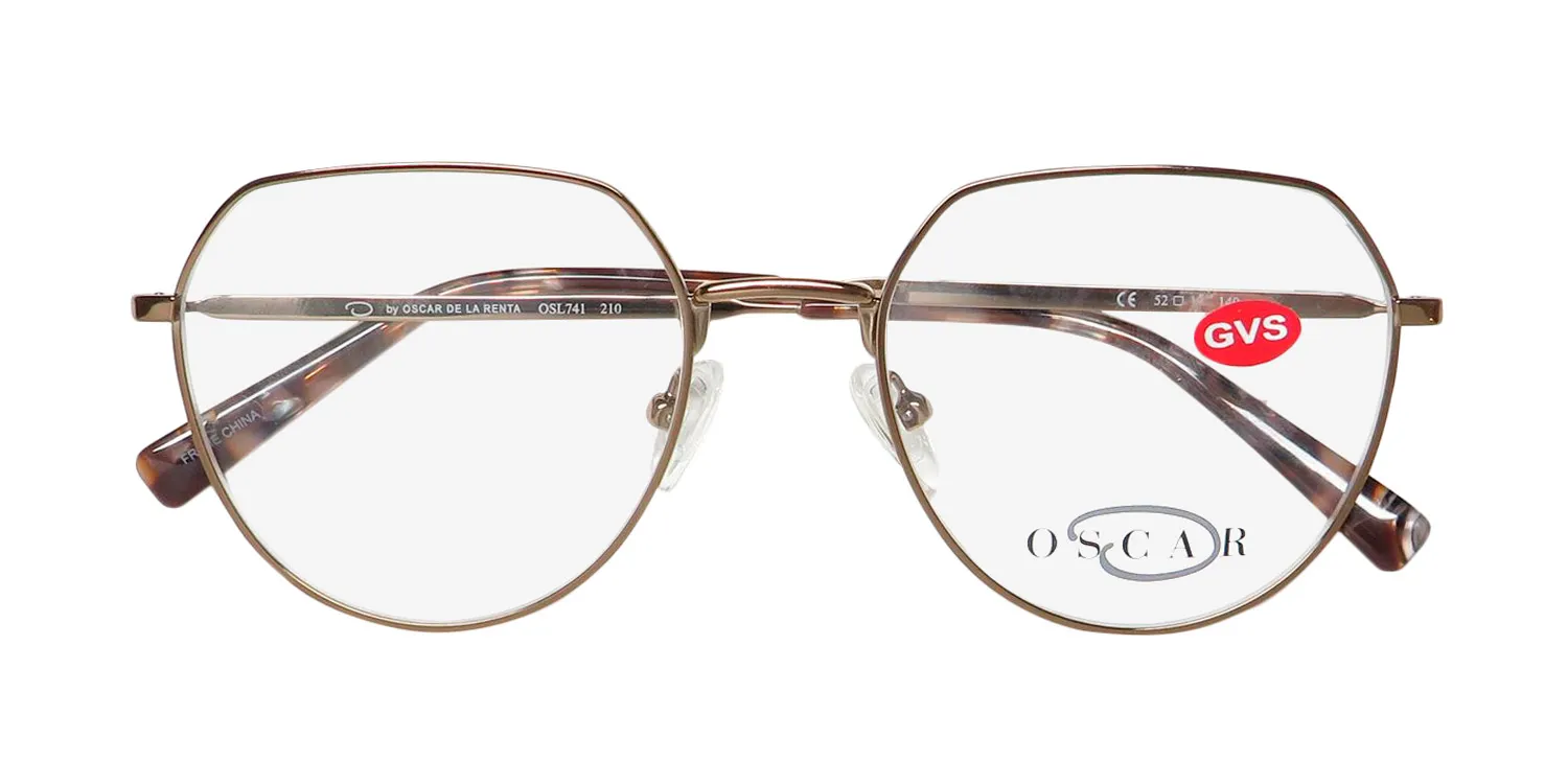 Oscar de la Renta Osl 741 210 Eyeglasses Brown 52mm 2