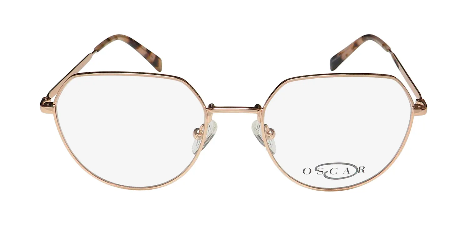 Oscar de la Renta Osl 741 780 Eyeglasses Shiny Rose Gold 52mm 3