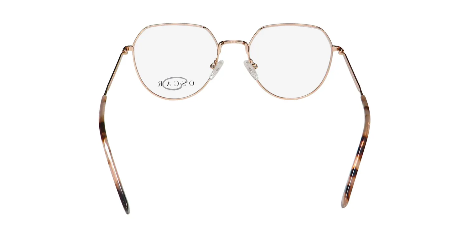 Oscar de la Renta Osl 741 780 Eyeglasses Shiny Rose Gold 52mm 5