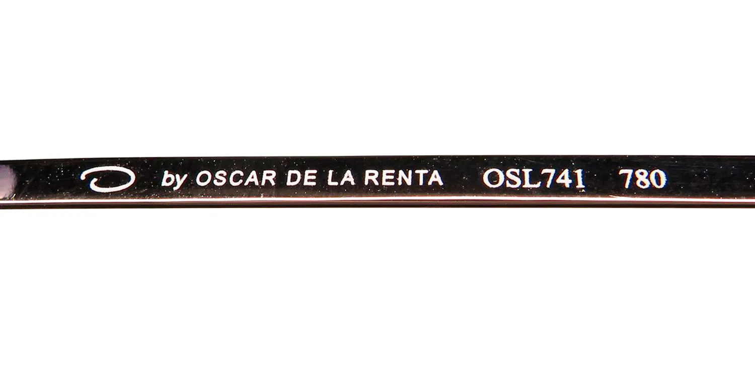 Oscar de la Renta Osl 741 780 Eyeglasses Shiny Rose Gold 52mm 7