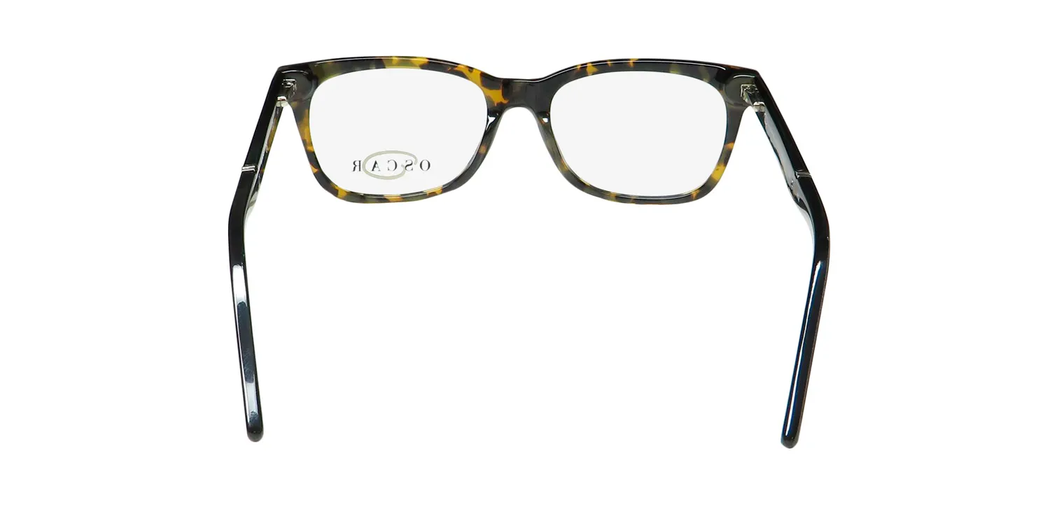 Oscar de la Renta Osm 831 281 Eyeglasses Yellow Tortoise 52mm Unisex 5