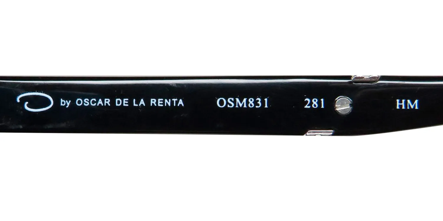 Oscar de la Renta Osm 831 281 Eyeglasses Yellow Tortoise 52mm Unisex 7