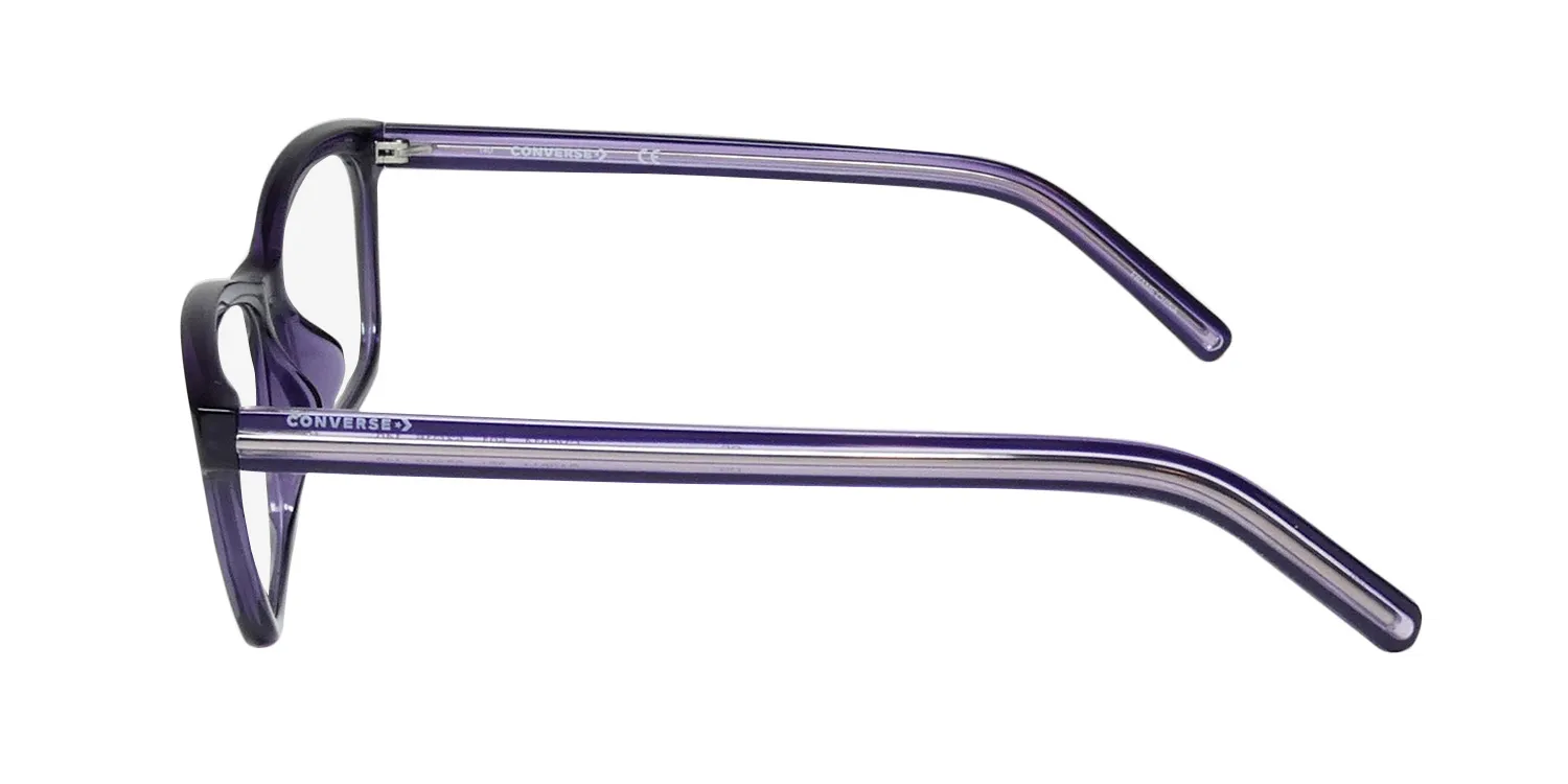 Converse CV5014 501 Eyeglasses Crystal Court Purple Black 53mm 4