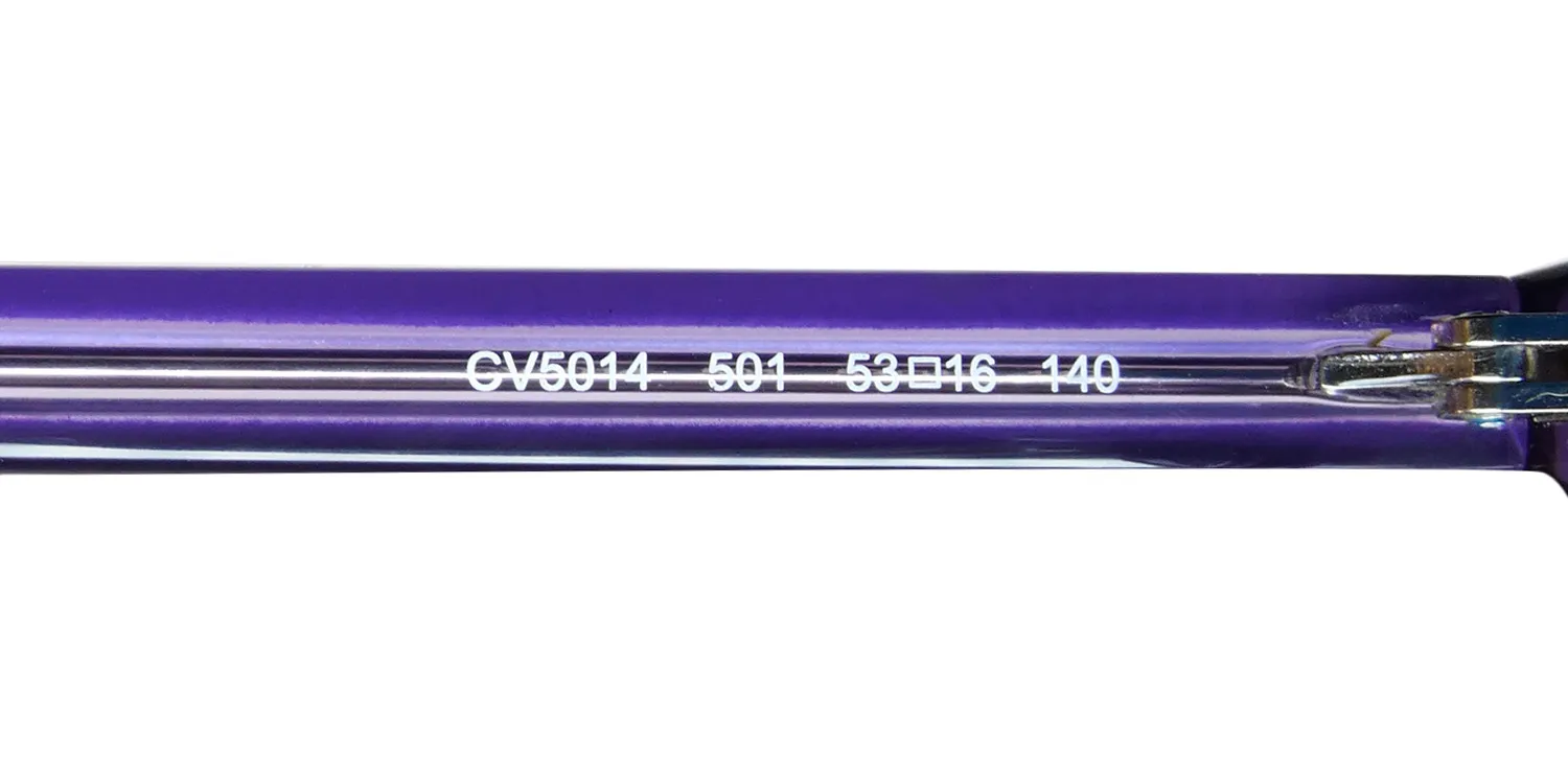 Converse CV5014 501 Eyeglasses Crystal Court Purple Black 53mm 8