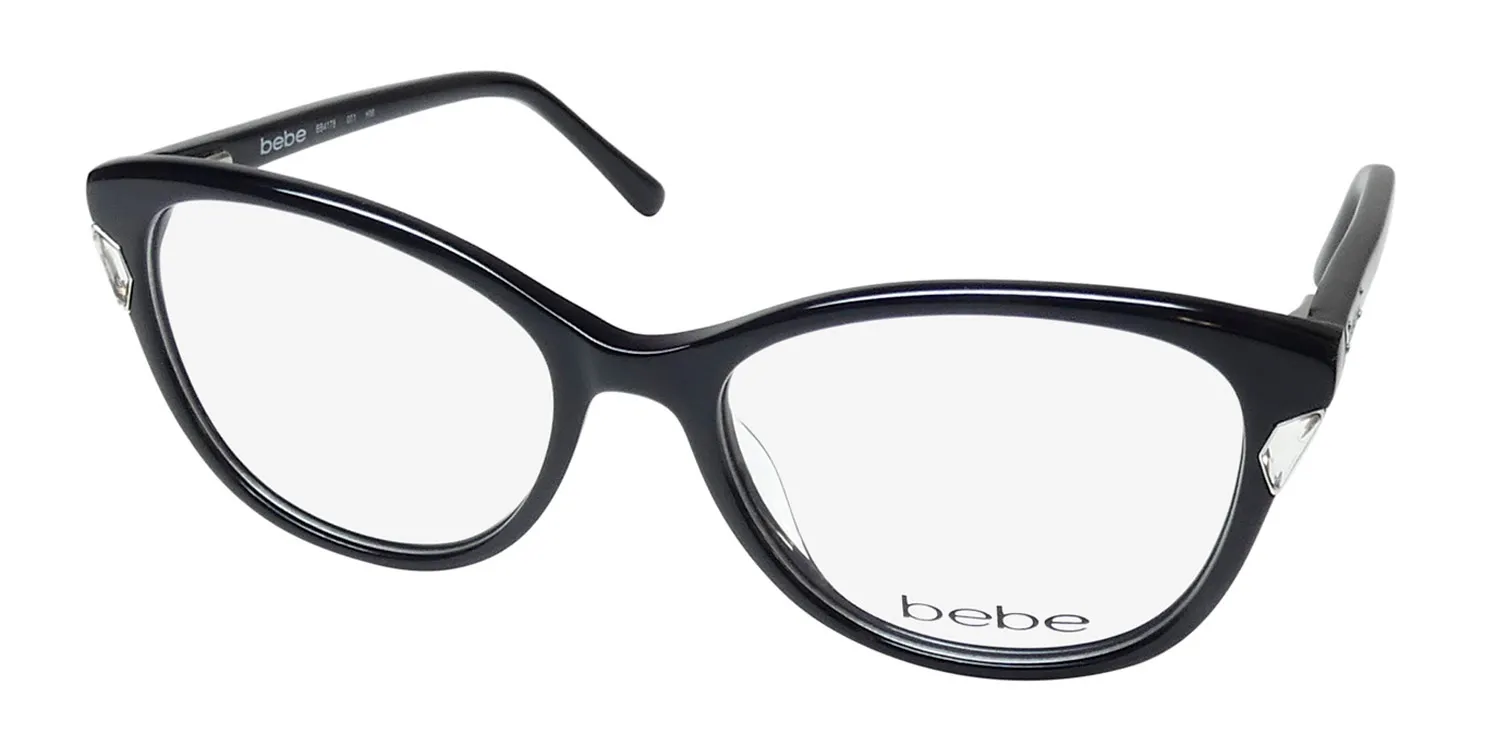 Bebe Bb4178 001 Eyeglasses Jet 53mm