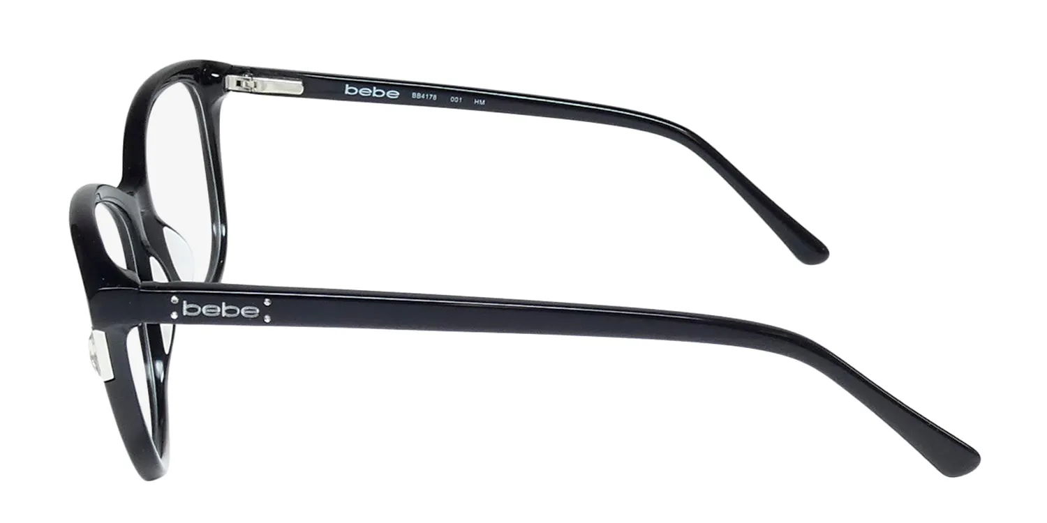 Bebe Bb4178 001 Eyeglasses Jet 53mm 4