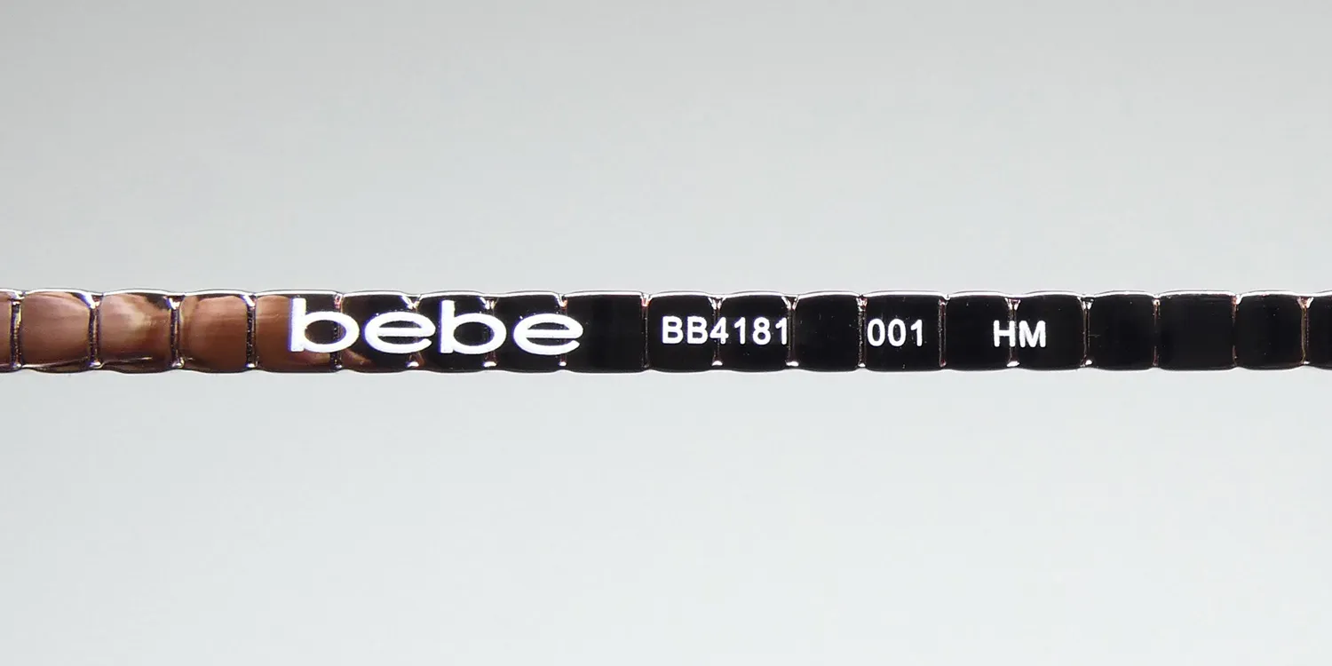 Bebe Bb4181 001 Eyeglasses Jet Black 52mm 7