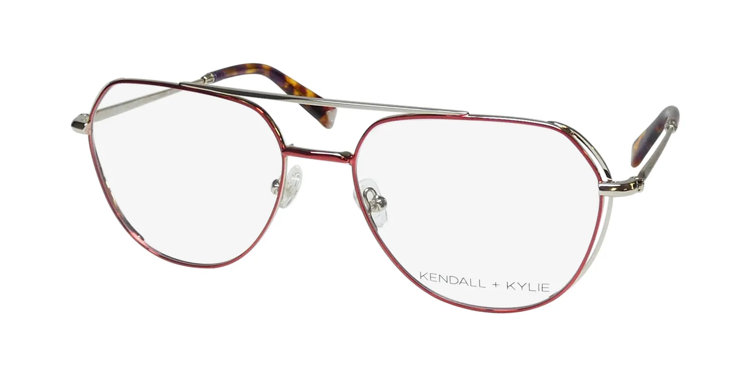 Kendall + Kylie Kko205 Tyra 612 Eyeglasses Red 55mm