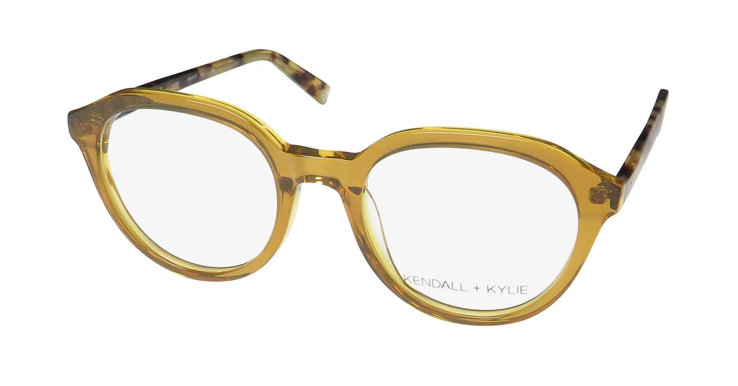 Kendall + Kylie Kko207 Vicky 761 Eyeglasses Honey 51mm