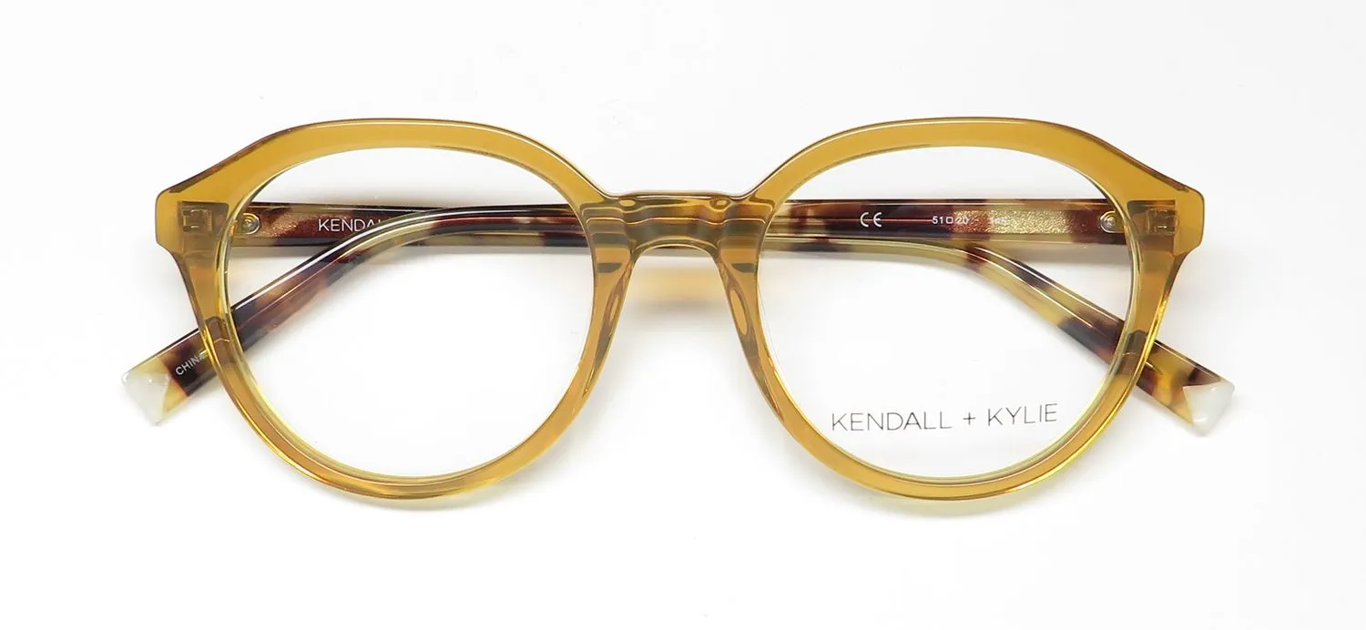 Kendall + Kylie Kko207 Vicky 761 Eyeglasses Honey 51mm 2