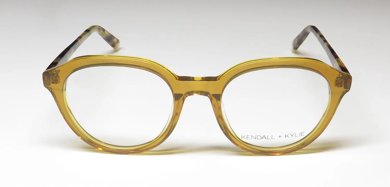 Kendall + Kylie Kko207 Vicky 761 Eyeglasses Honey 51mm 3