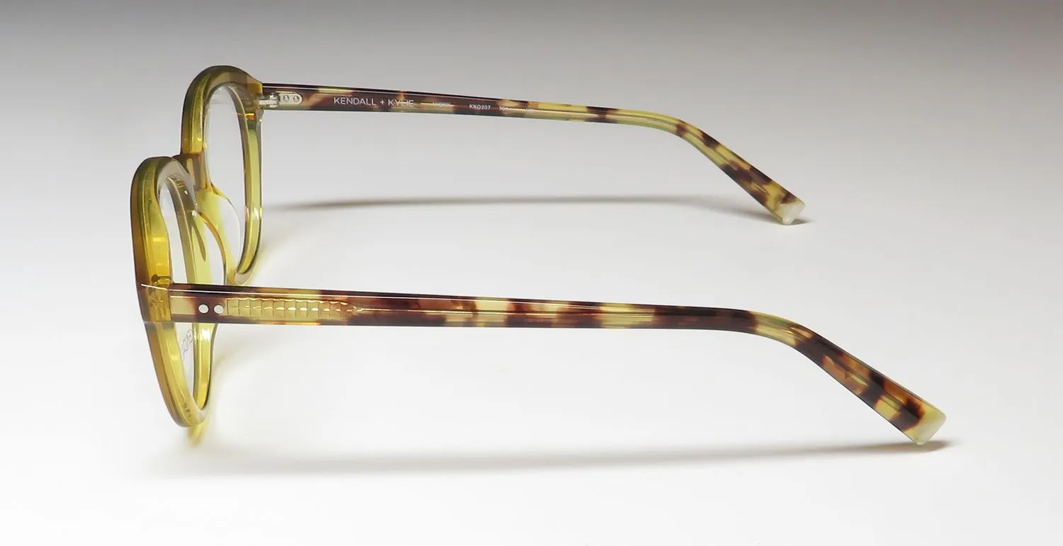 Kendall + Kylie Kko207 Vicky 761 Eyeglasses Honey 51mm 4