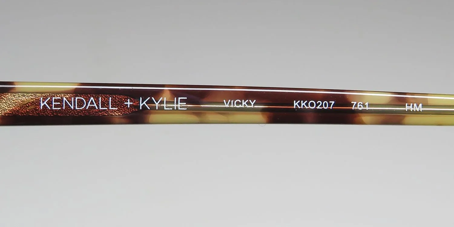 Kendall + Kylie Kko207 Vicky 761 Eyeglasses Honey 51mm 7