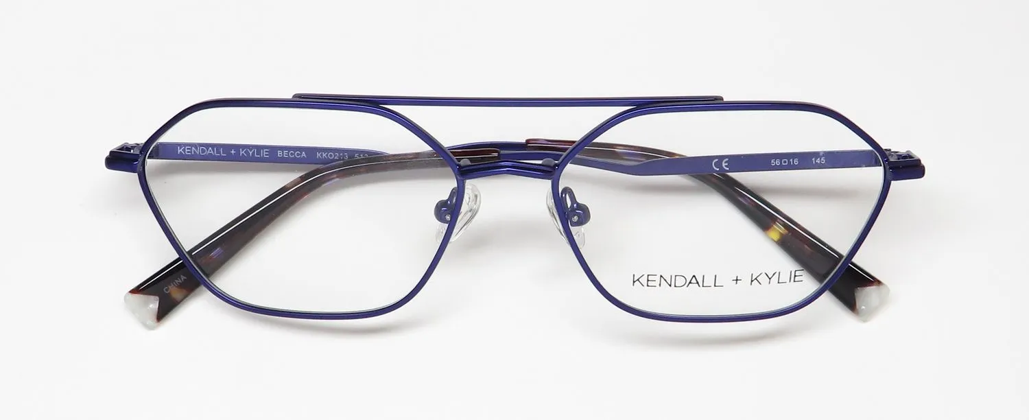Kendall + Kylie Kko213 Becca 513 Eyeglasses Purple 56mm 2
