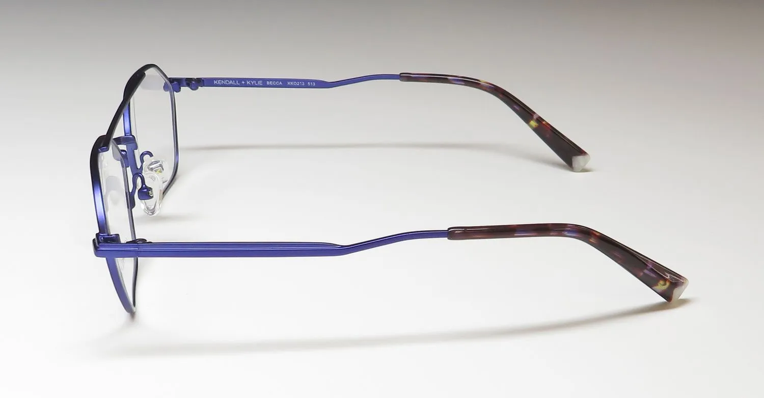 Kendall + Kylie Kko213 Becca 513 Eyeglasses Purple 56mm 4