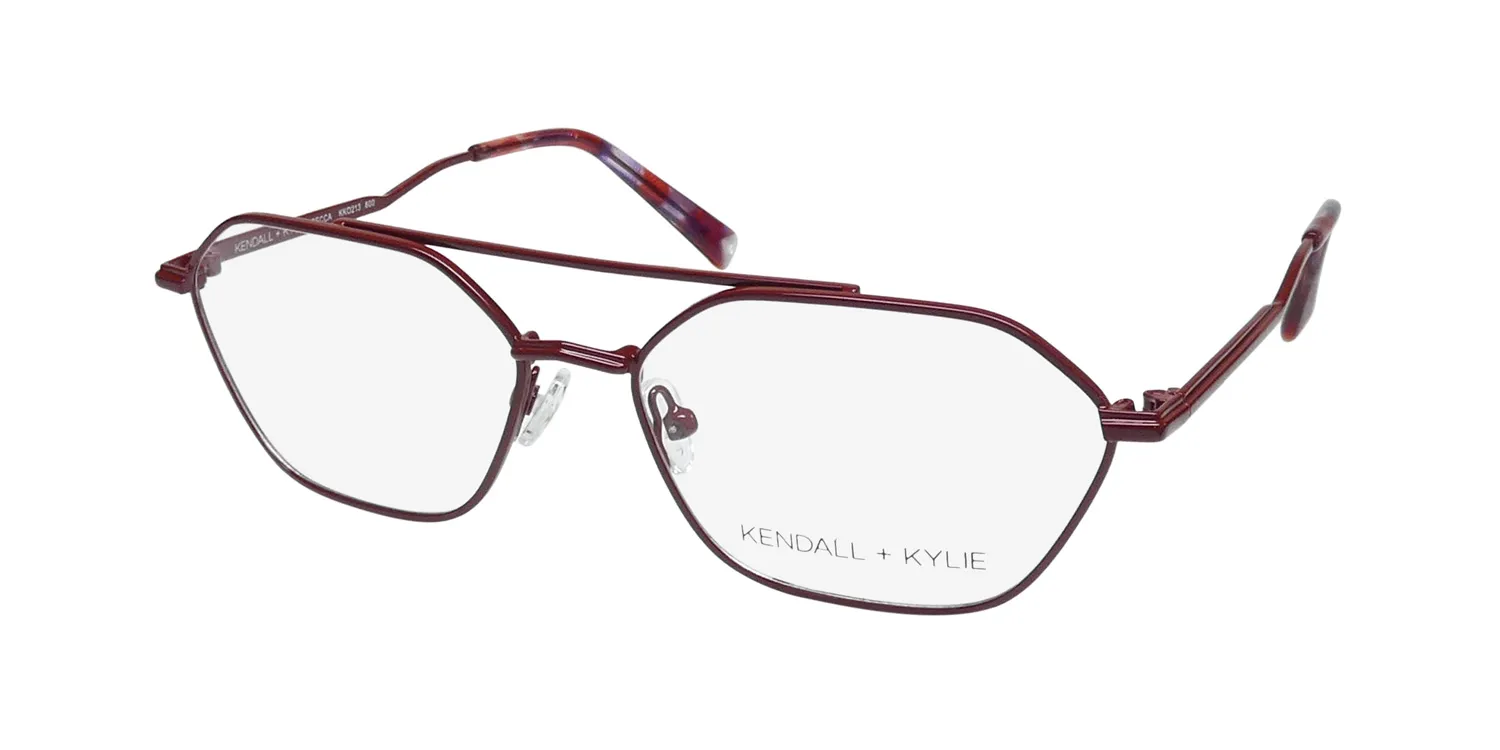 Kendall + Kylie Kko213 Becca 600 Eyeglasses Red 56mm