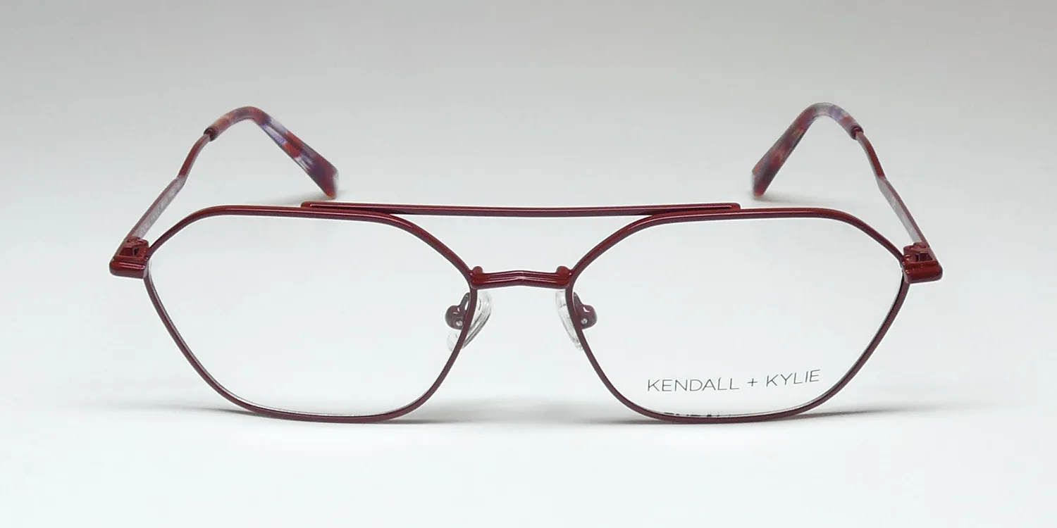 Kendall + Kylie Kko213 Becca 600 Eyeglasses Red 56mm 3