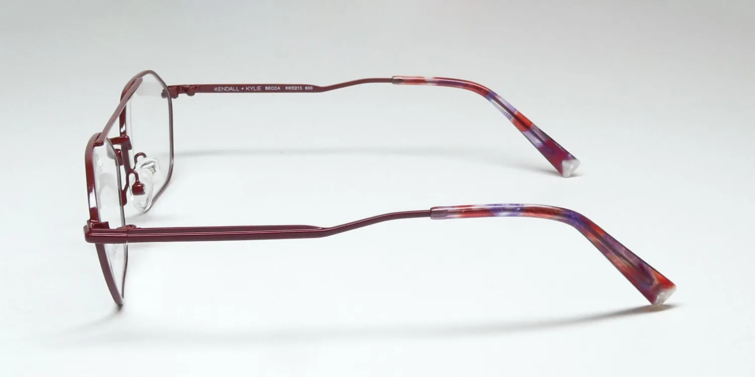 Kendall + Kylie Kko213 Becca 600 Eyeglasses Red 56mm 4