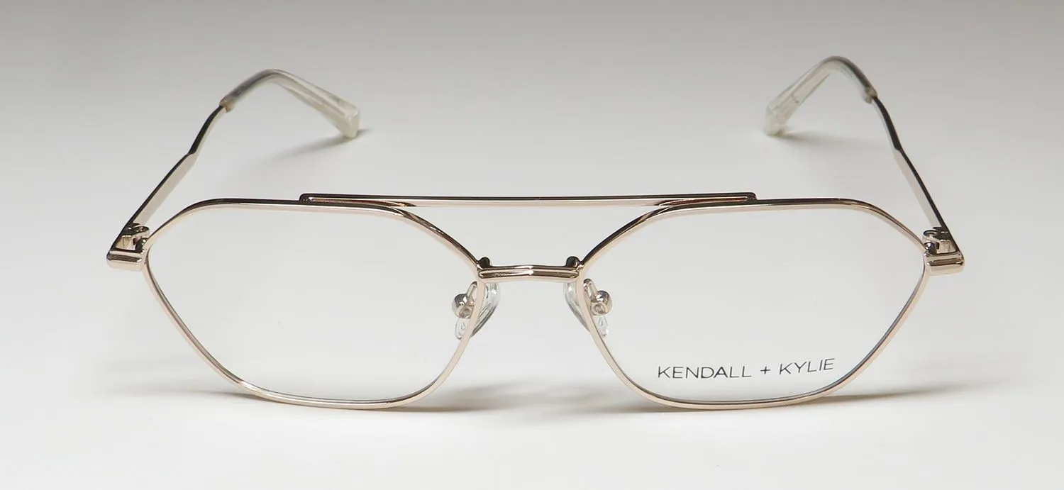 Kendall + Kylie Kko213 Becca 780 Eyeglasses Rose Gold 56mm 3
