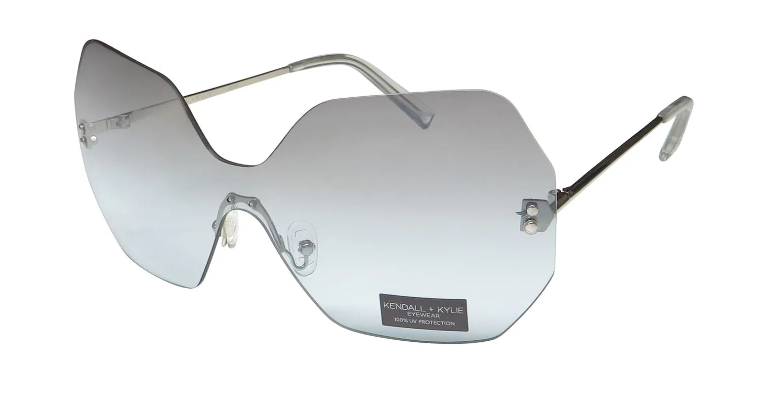 Kendall + Kylie Kk4075 Skye 045 Sunglasses Shiny Silver 0mm