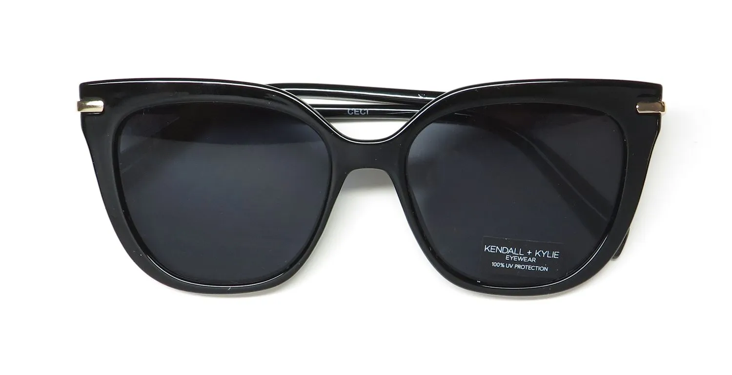 Kendall + Kylie Kk5128 Ceci 001 Sunglasses Black 53mm 2