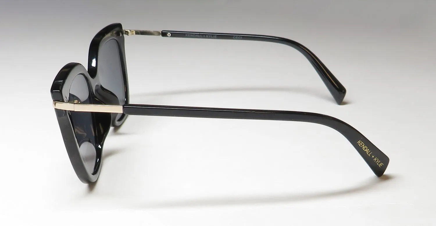 Kendall + Kylie Kk5128 Ceci 001 Sunglasses Black 53mm 4