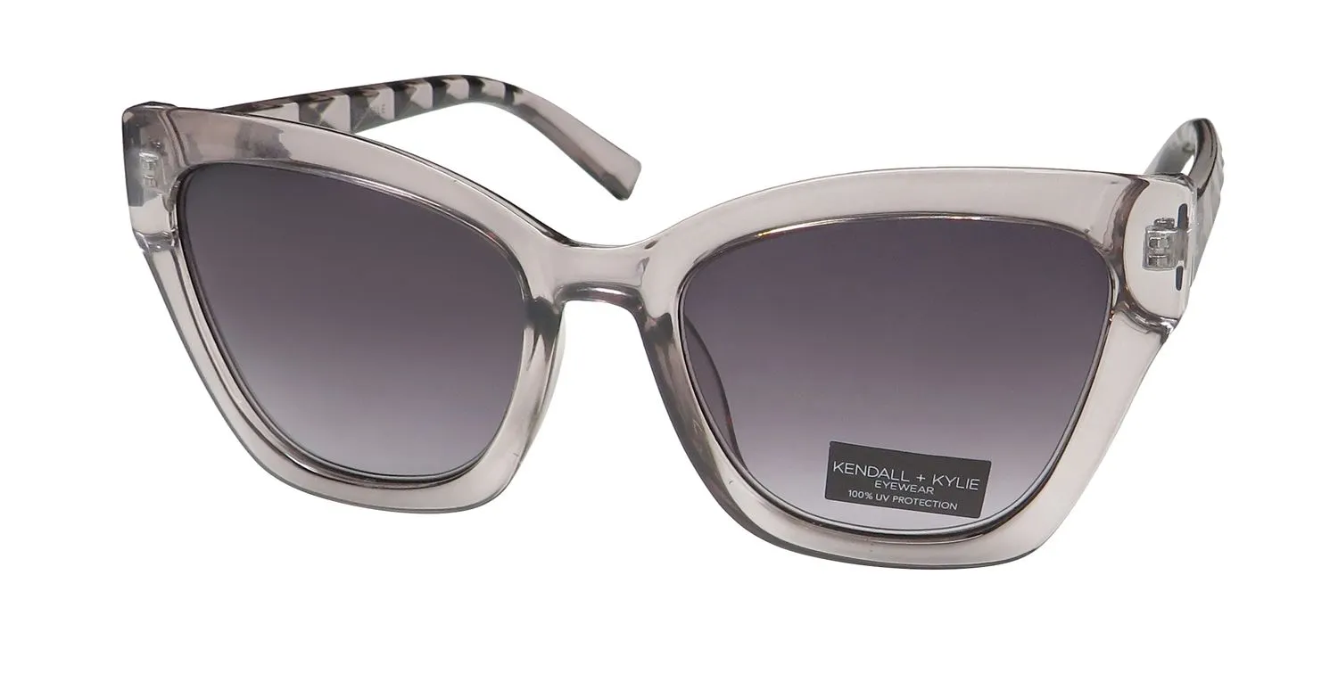Kendall + Kylie Kk5130ce Estelle 035 Sunglasses Smoke Gray Crystal 0mm