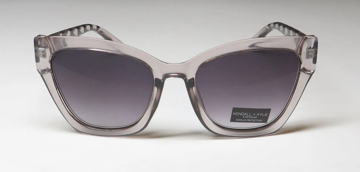 Kendall + Kylie Kk5130ce Estelle 035 Sunglasses Smoke Gray Crystal 0mm 3