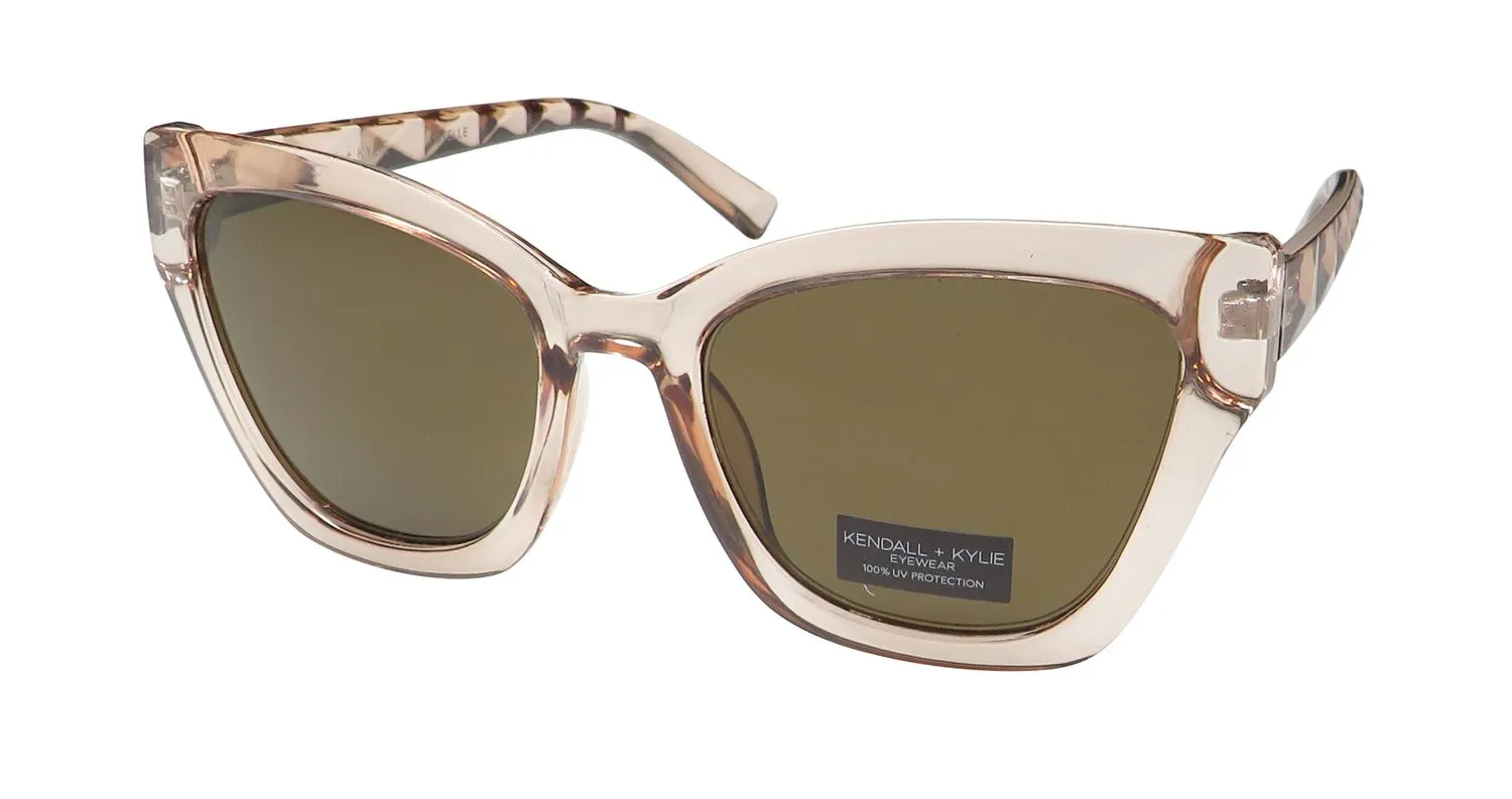 Kendall + Kylie Kk5130ce Estelle 290 Sunglasses Nude Crystal 0mm