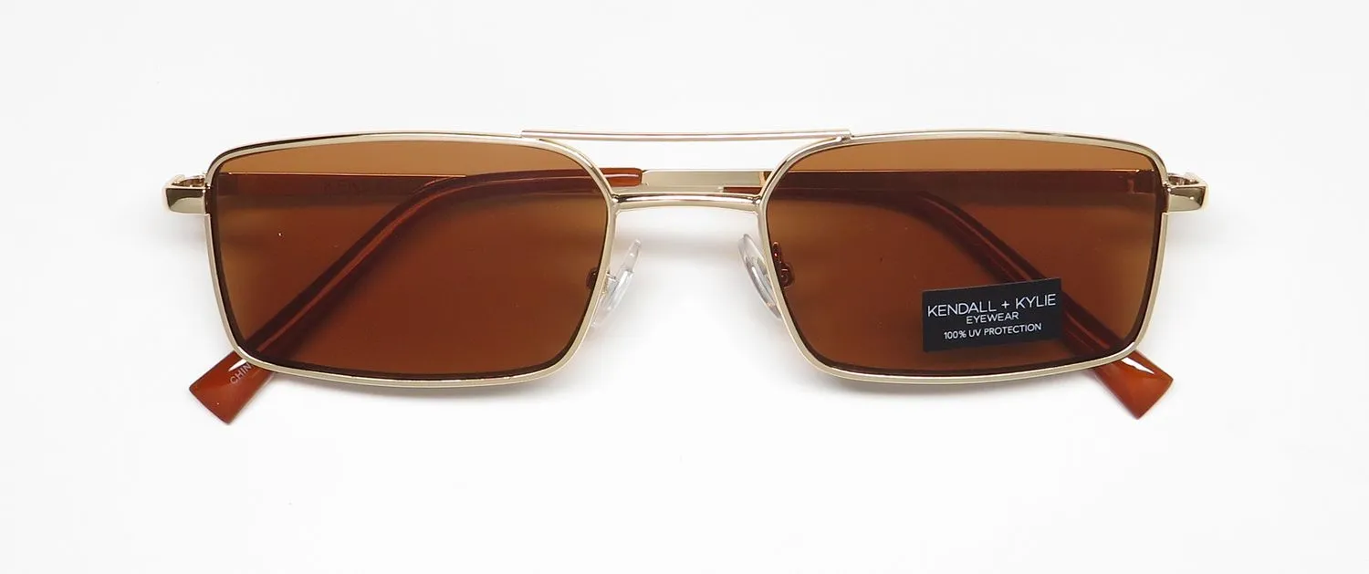 Kendall + Kylie Kk4076 Marlo 718 Sunglasses Gold 0mm 2