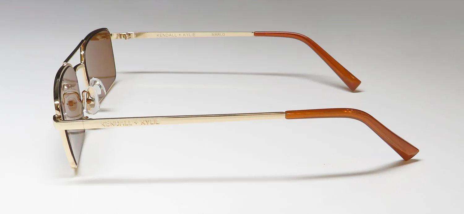 Kendall + Kylie Kk4076 Marlo 718 Sunglasses Gold 0mm 4