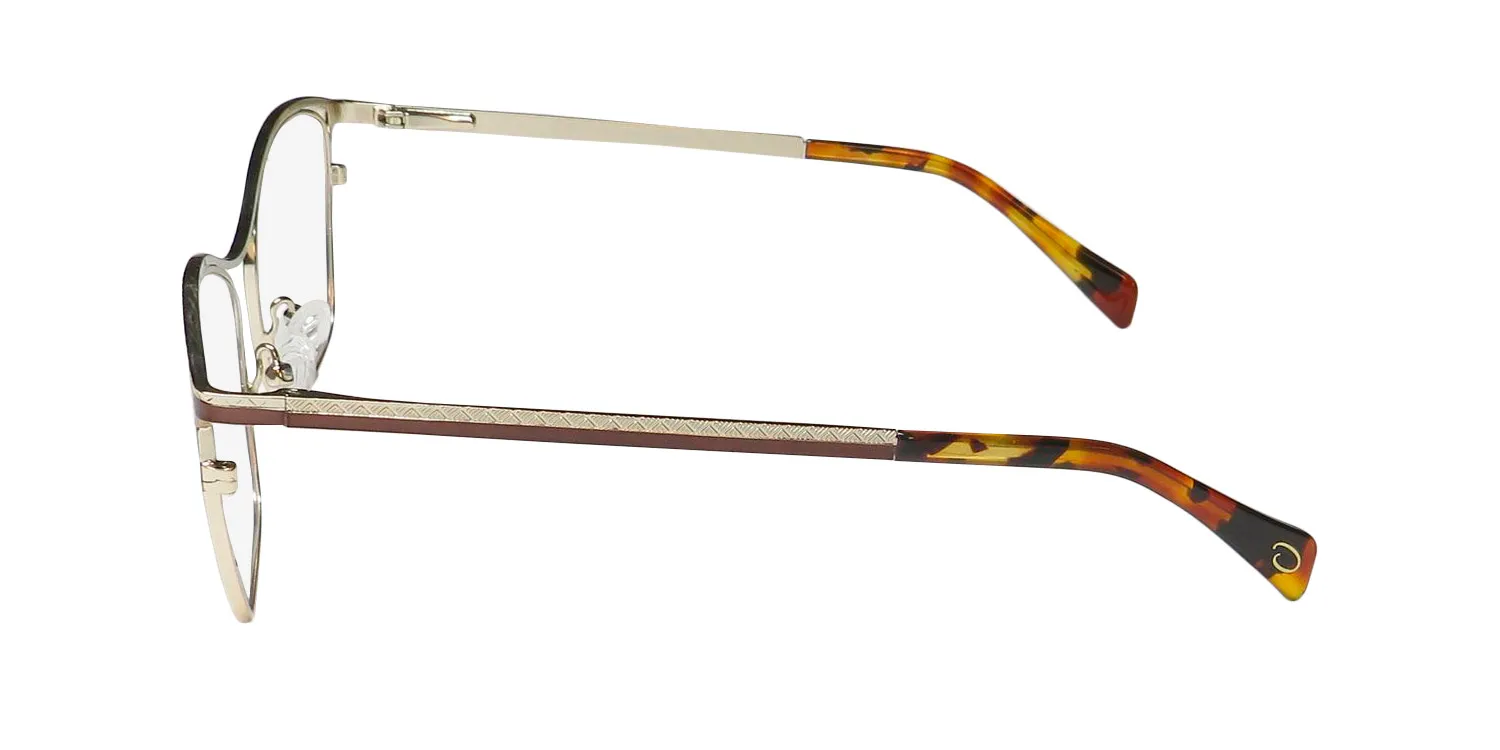 Oscar de la Renta Osl 748 210 Eyeglasses Brown 55mm 4