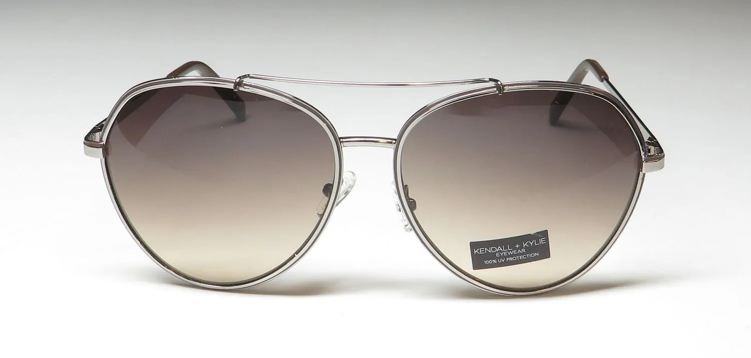 Kendall + Kylie Blkk4068 060 Sunglasses Gunmetal 0mm Unisex 3