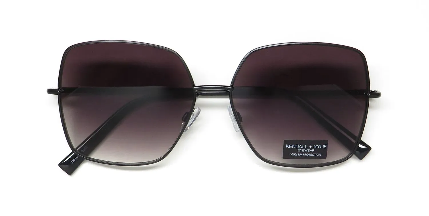 Kendall + Kylie Blkk4080 Nellie 001 Sunglasses Black 61mm 2
