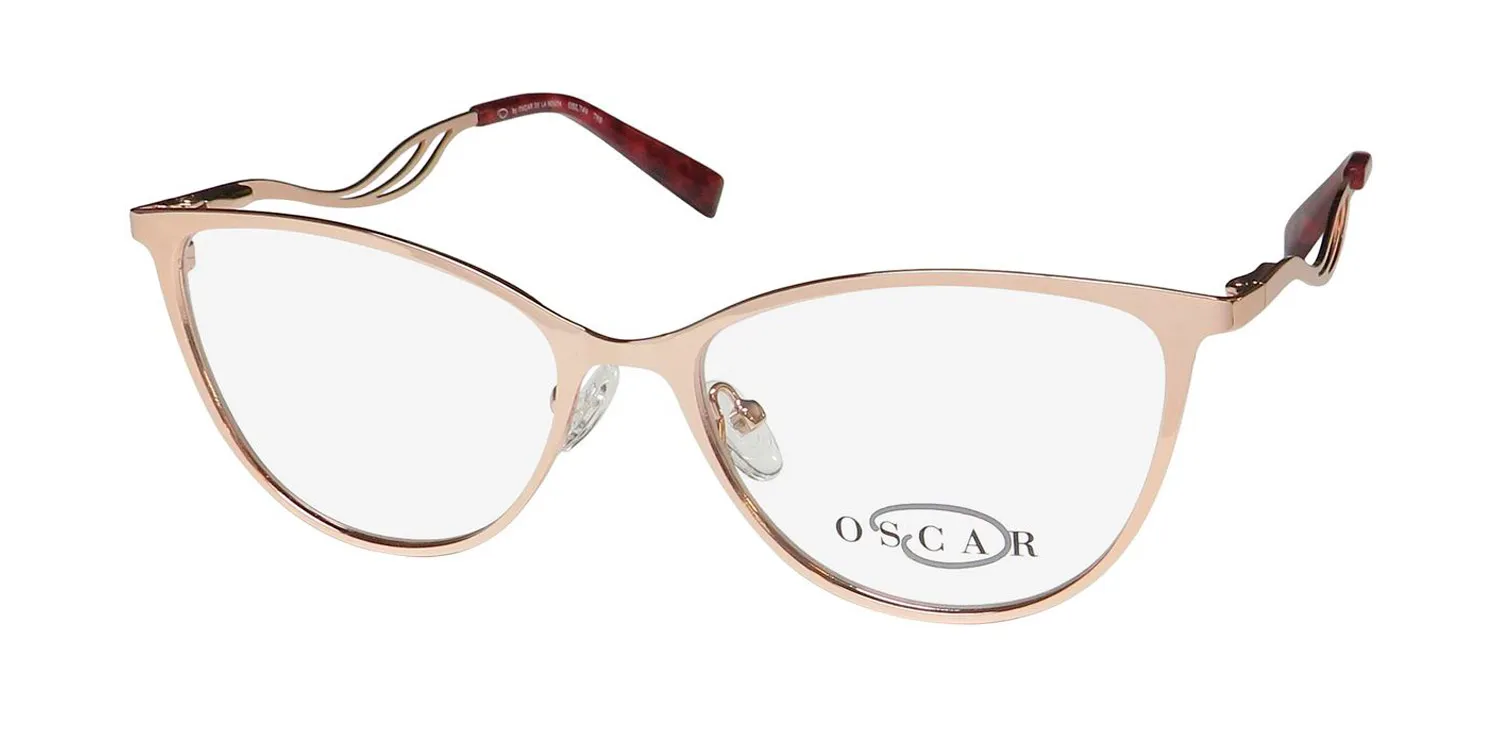 Oscar de la Renta Osl 749 780 Eyeglasses Rose Gold 53mm