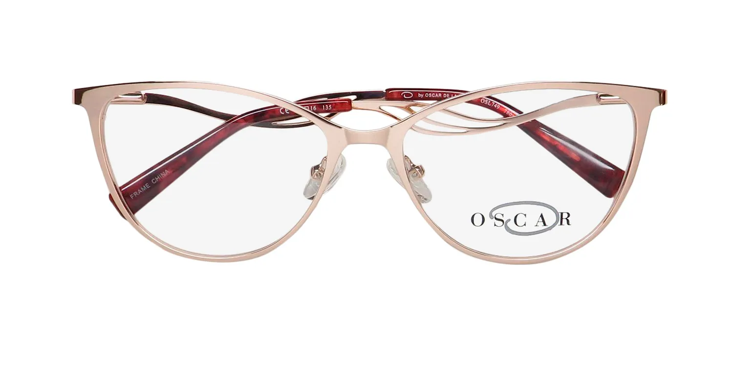 Oscar de la Renta Osl 749 780 Eyeglasses Rose Gold 53mm 2