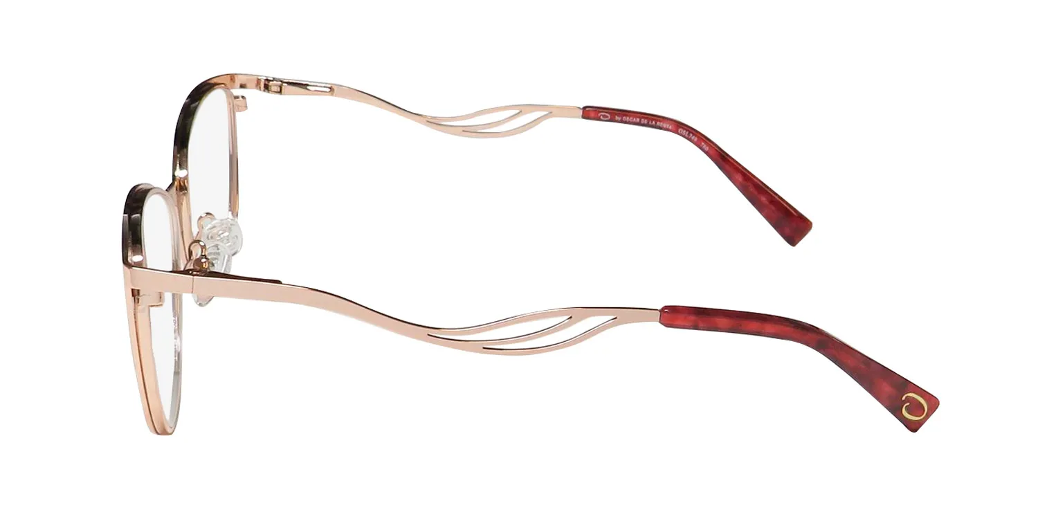 Oscar de la Renta Osl 749 780 Eyeglasses Rose Gold 53mm 4