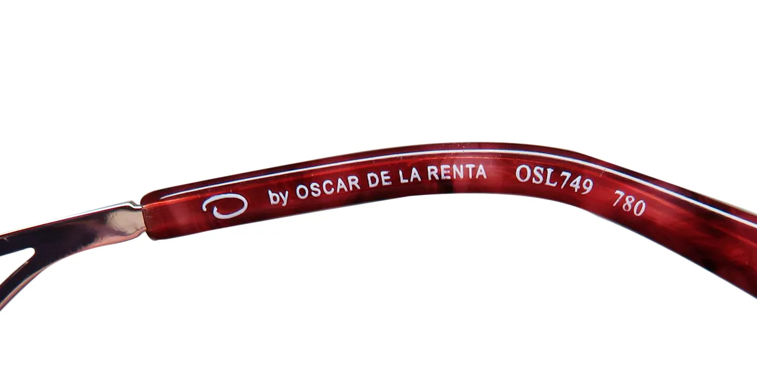 Oscar de la Renta Osl 749 780 Eyeglasses Rose Gold 53mm 7