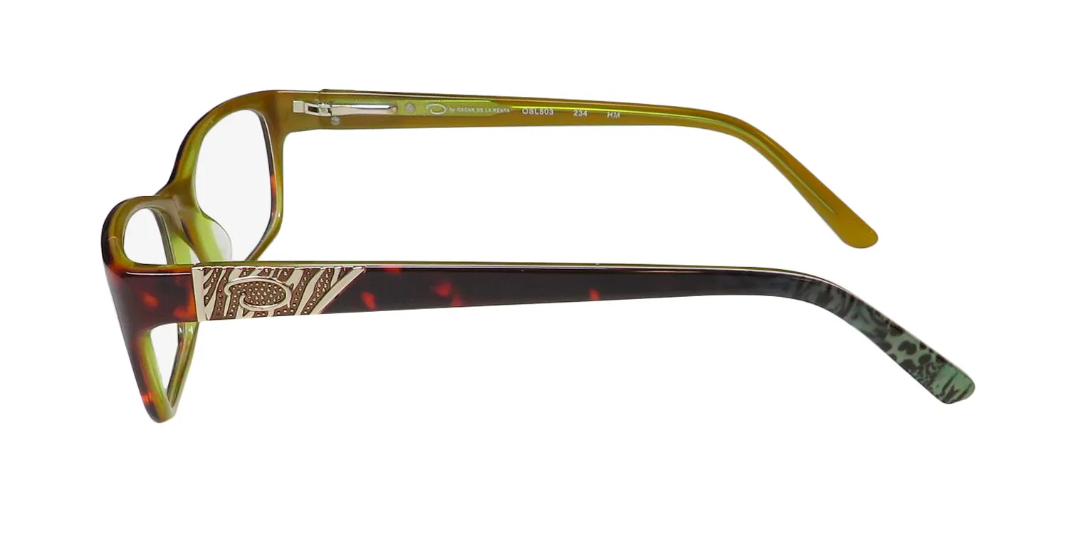 Oscar de la Renta Osl 503 234 Eyeglasses Brown 52mm 4