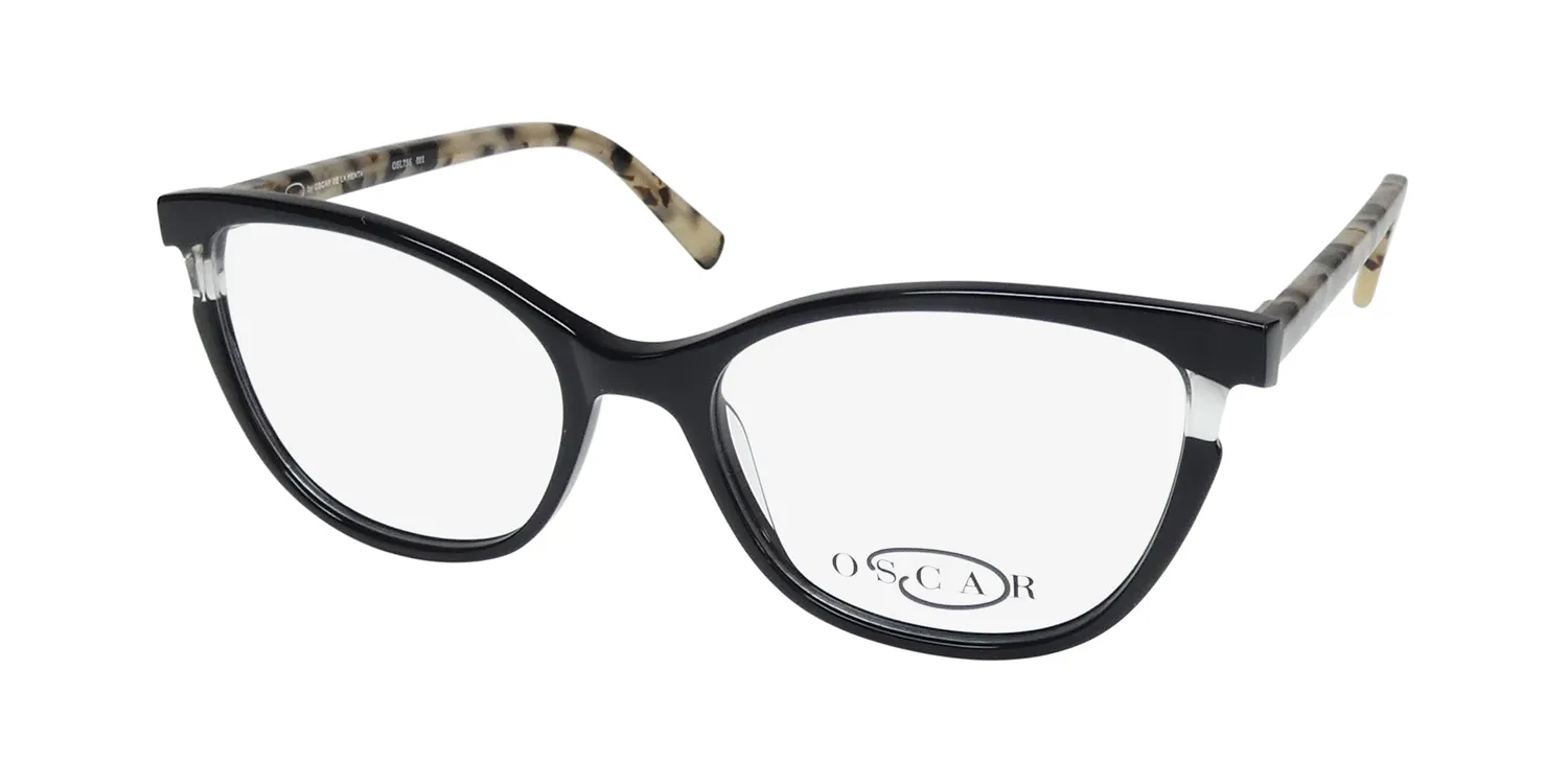 Oscar de la Renta Osl756 001 Eyeglasses Black 52mm