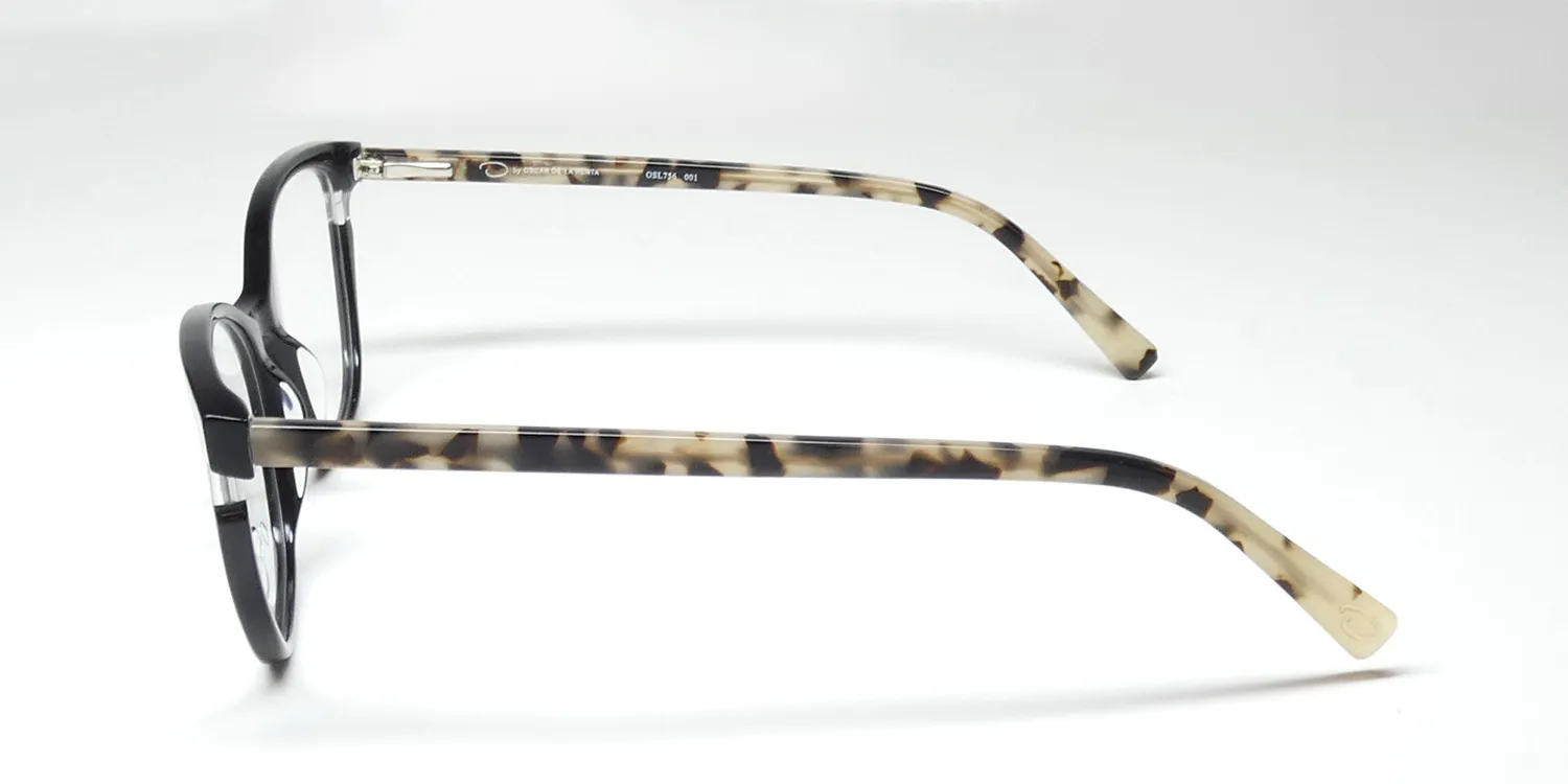 Oscar de la Renta Osl 756 001 Eyeglasses Black 52mm 4