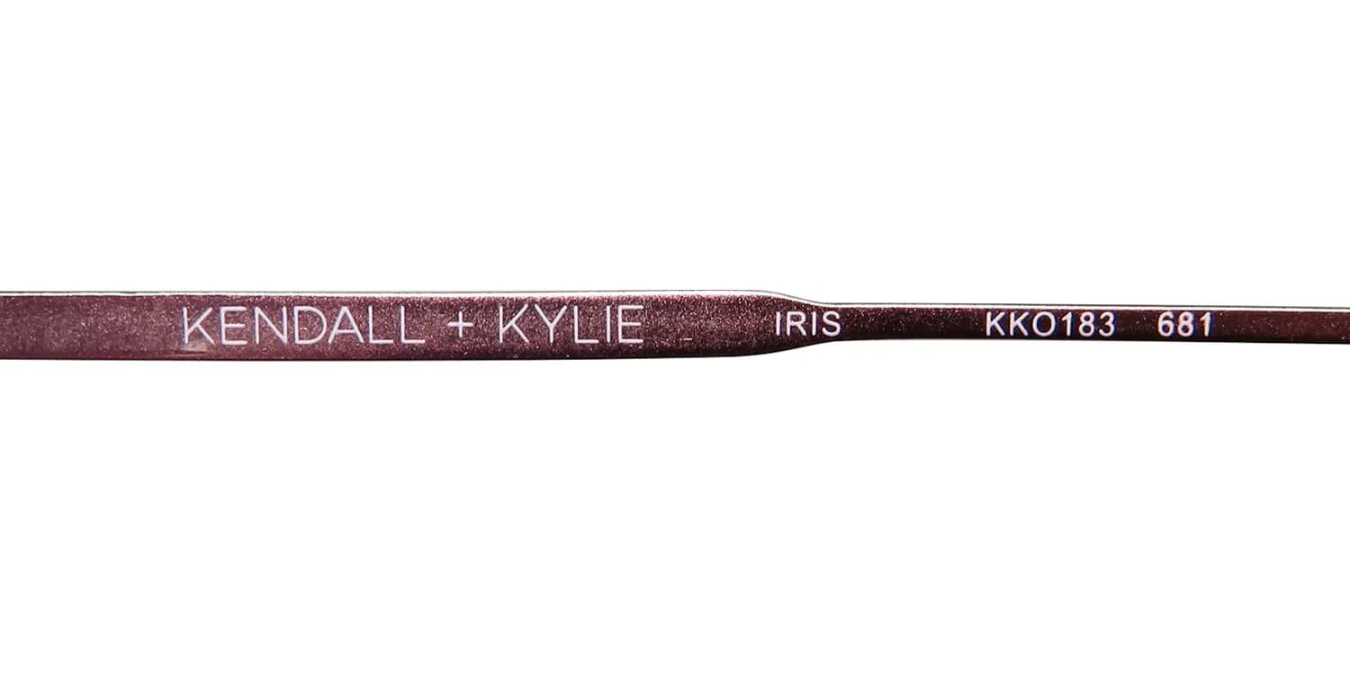 Kendall + Kylie Kko183 Iris 681 Eyeglasses Pink 54mm 7