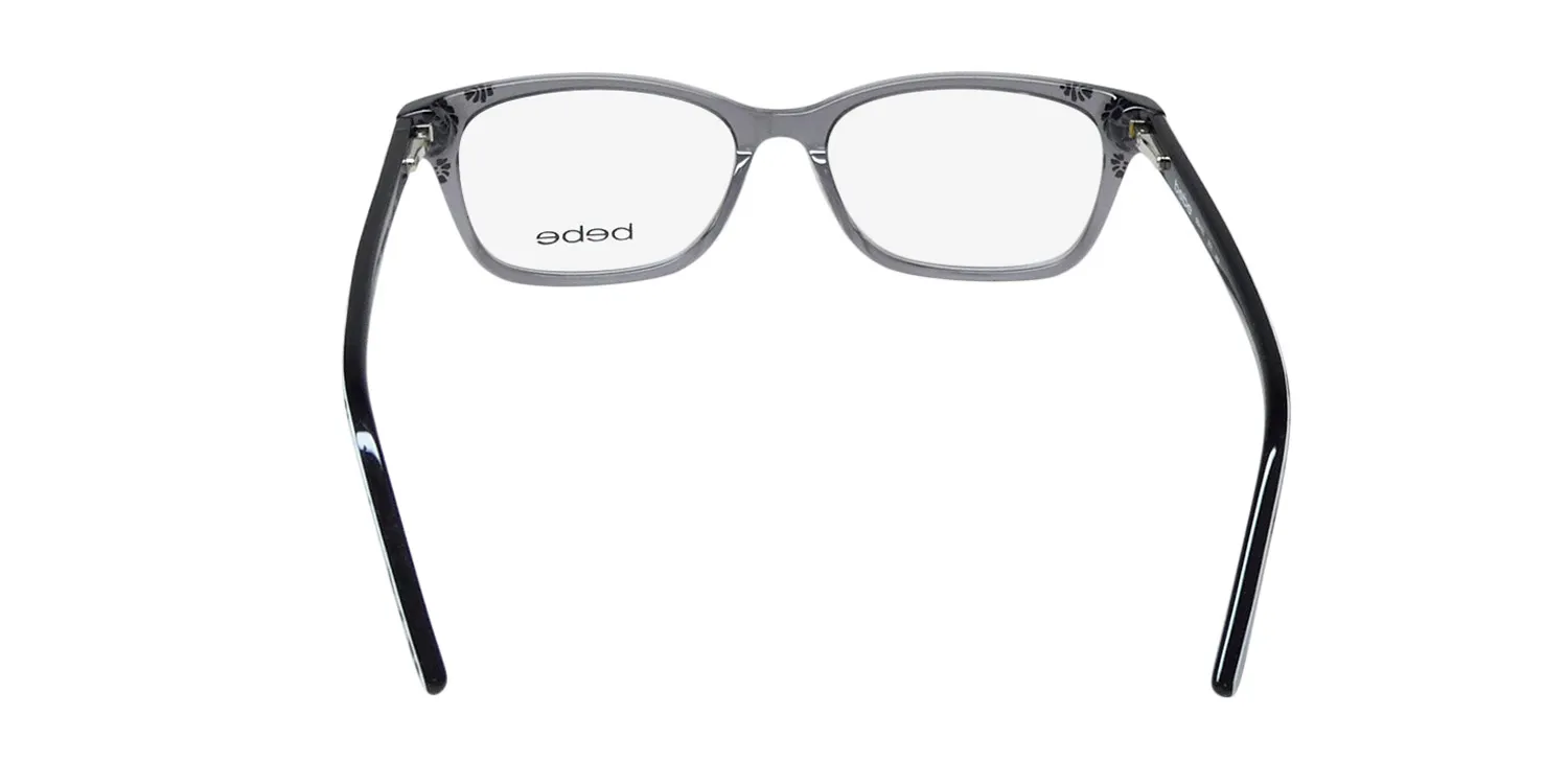 Bebe Bb4163 001 Eyeglasses Grey Crystal 55mm 5