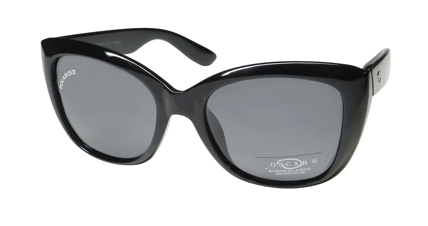 Oscar de la Renta Oscar 1342 001 Sunglasses Black 53mm