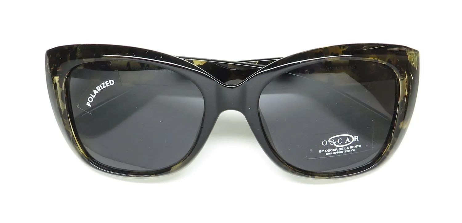 Oscar de la Renta Oscar 1342 004 Sunglasses Demi Black 53mm 2