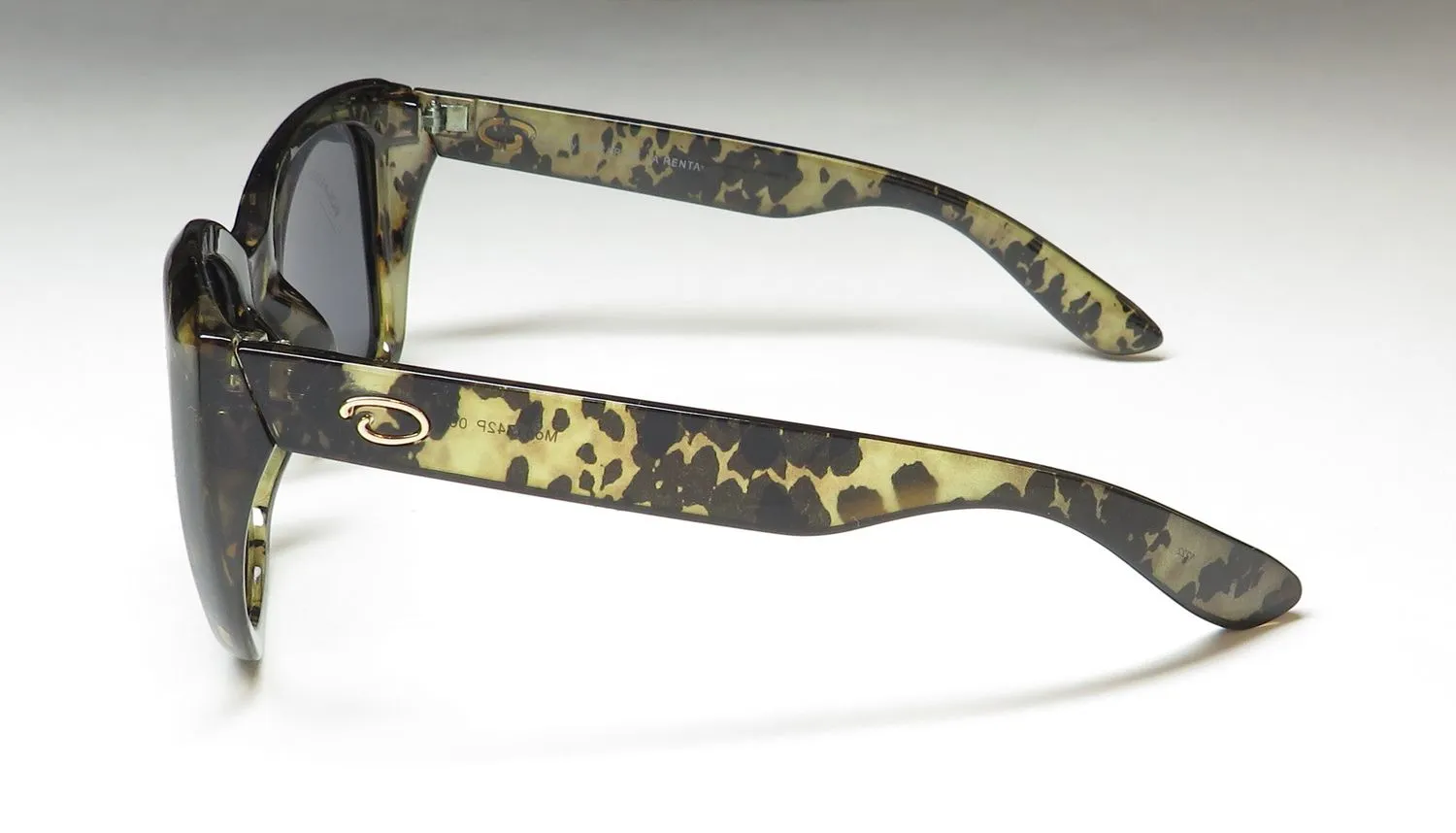 Oscar de la Renta Oscar 1342 004 Sunglasses Demi Black 53mm 4