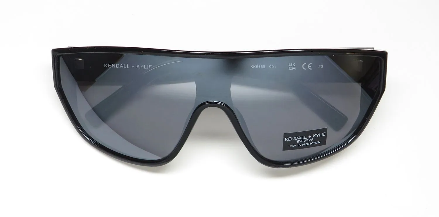 Kendall + Kylie Kk5155 Maxie 001 Sunglasses Black 46mm Unisex 2